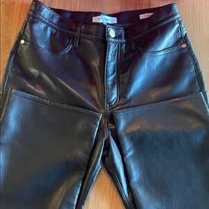Size 28 Frame NWOT Leather Le Jane Crop Pants